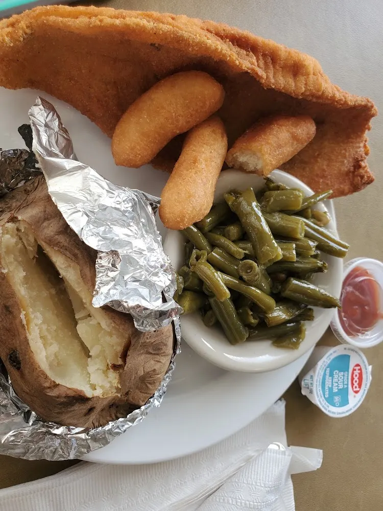 Fried Fish and Hush Puppies