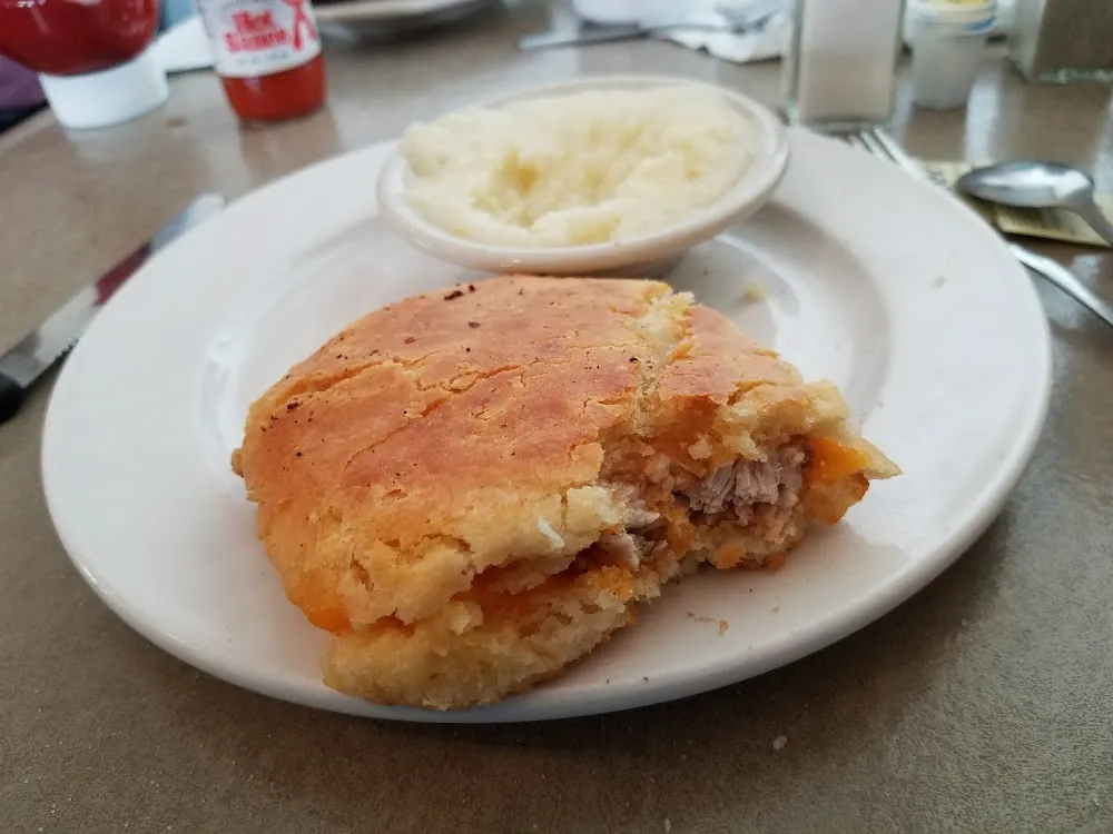 Tenderloin Biscuit w Side of Grits